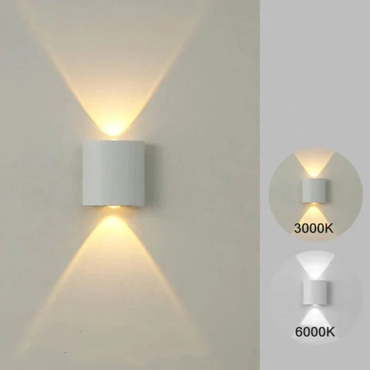 Lampe murale - BrillWall™ - 2W Blanc - Monde en Lumière